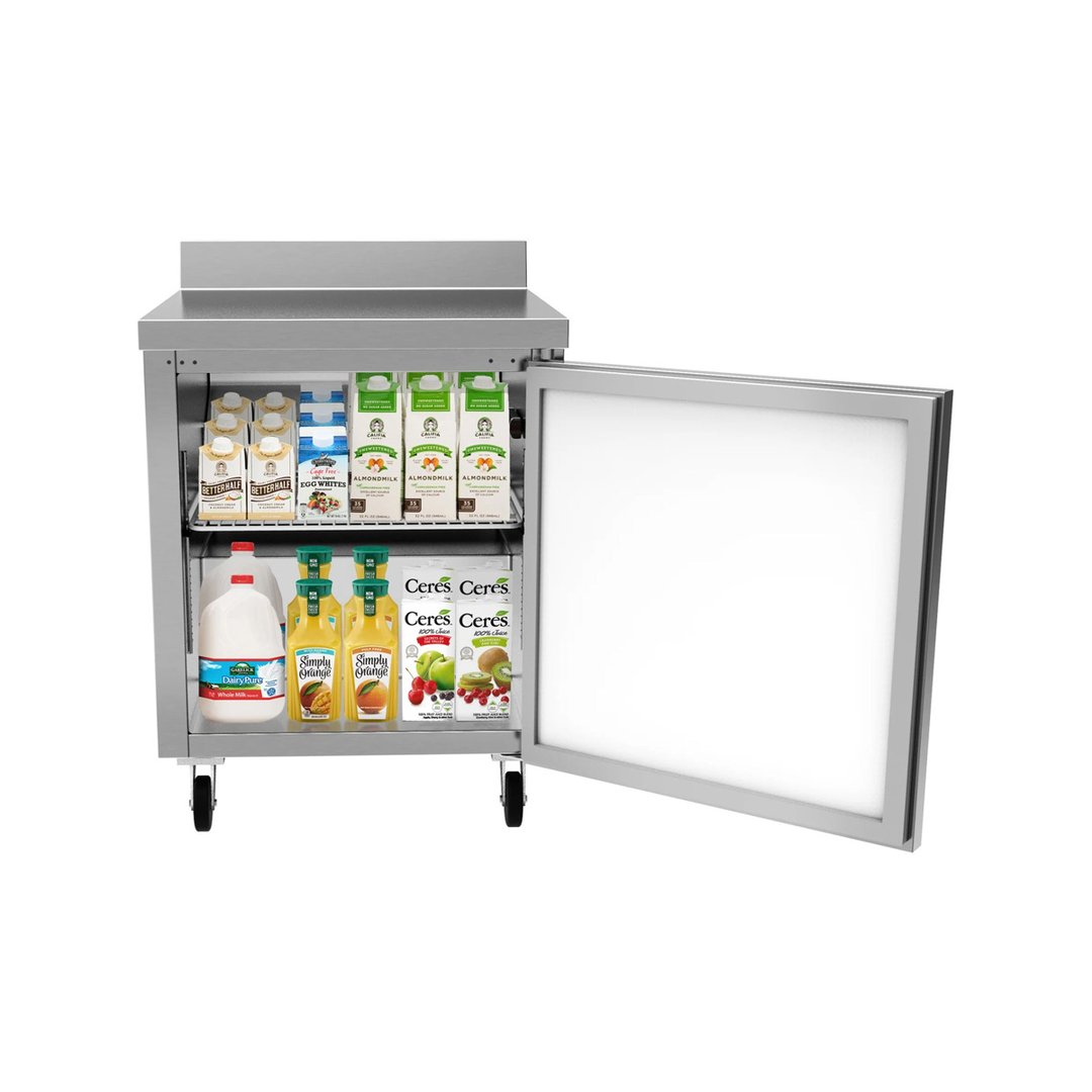 Koolmore RWT-1D-6C 27" 1-Section Worktop Refrigerator w/ 1 Door, 6.3 cu. ft.