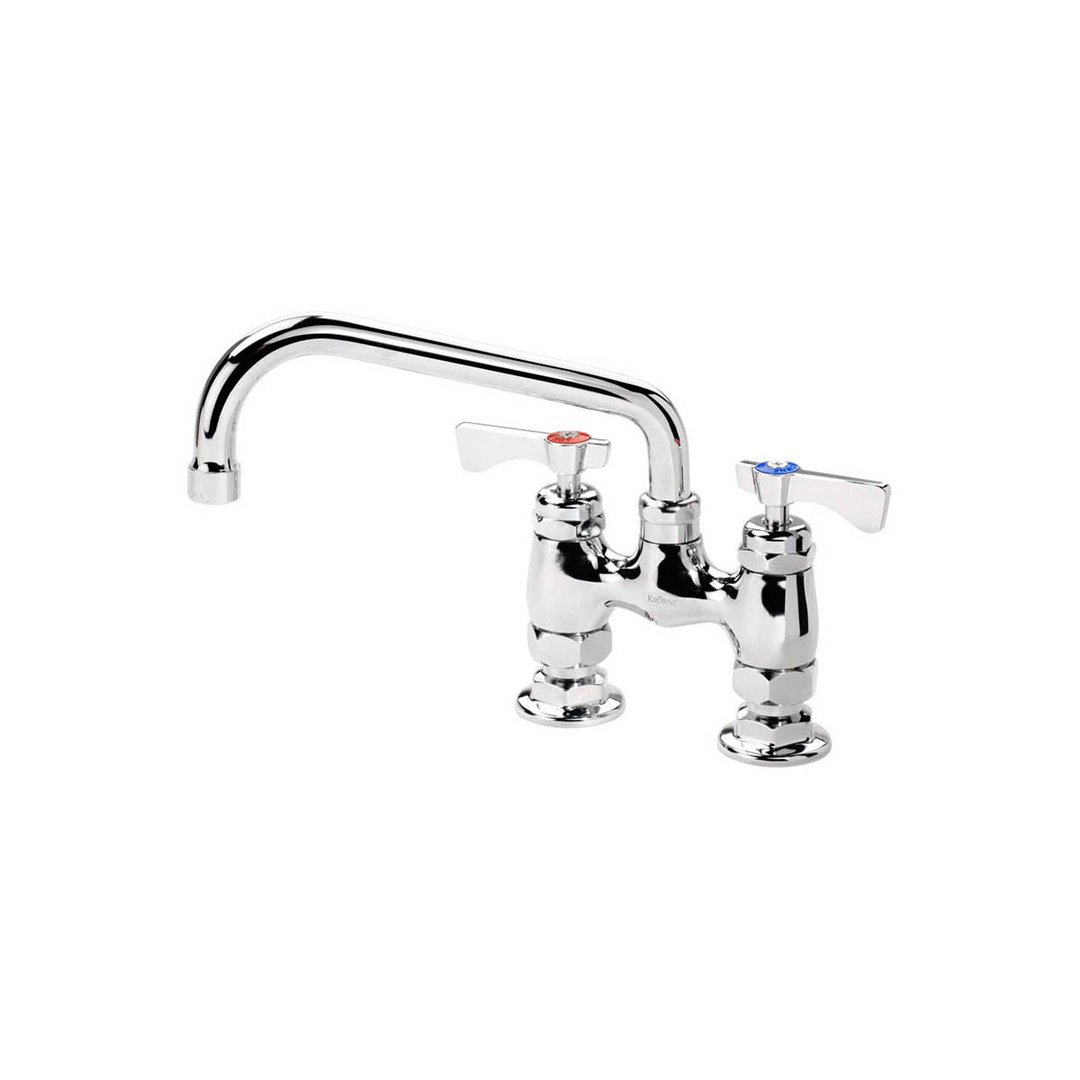 Krowne 15-408L Royal Series Low Lead Deck Mount Faucet w/ 4" Centers, 8" Swing Spout