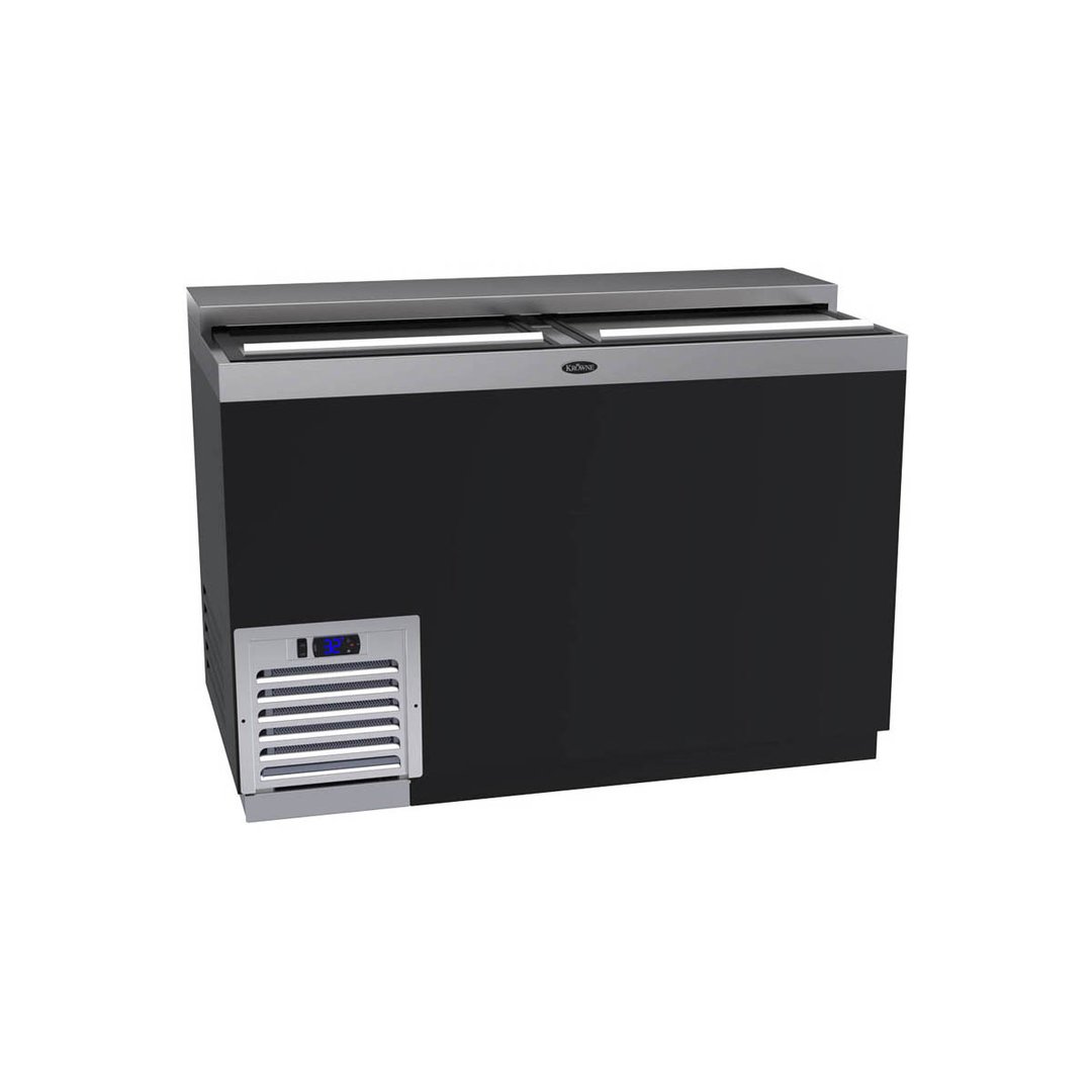 Krowne BC48-BG  Slide Top Bottle Cooler- 48"W x 24"D, 2 Sliding Lids