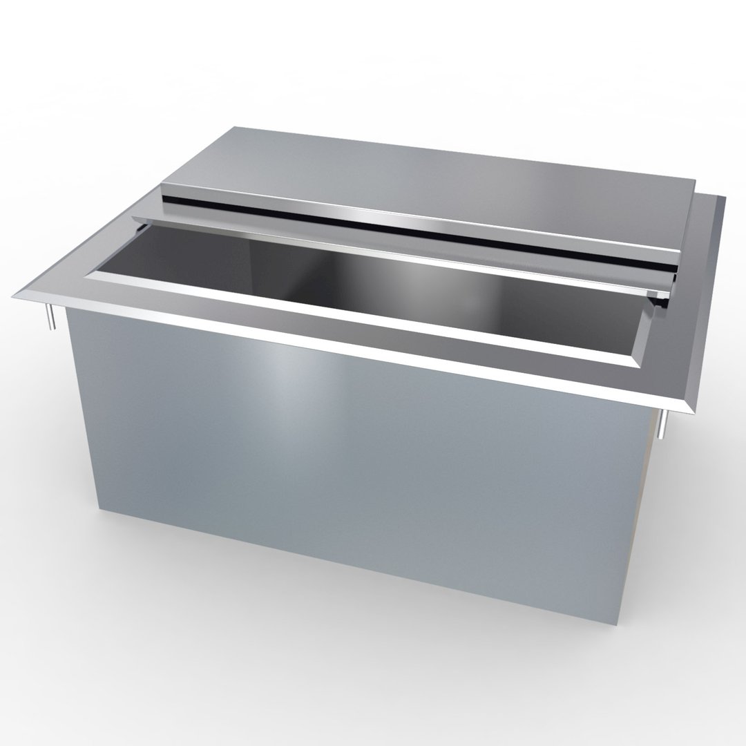 LaCrosse DI24IC Drop-In Ice Bin w/ 95 lbs Ice Capacity