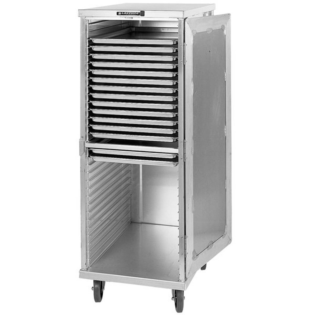 Lakeside 5529 32 Pan Capacity  End Load Aluminum Enclosed Bun / Sheet Pan Rack