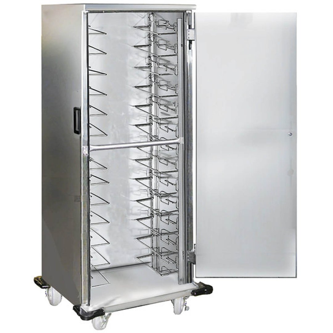 Lakeside 6537 5 Pan Capacity End Load Stainless Steel Enclosed Bun / Sheet Pan Rack