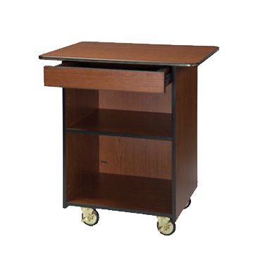Lakeside 66107 Enclosed Breakout Dining Station w/ 1 Fixed Shelf, 1 Center Drawer