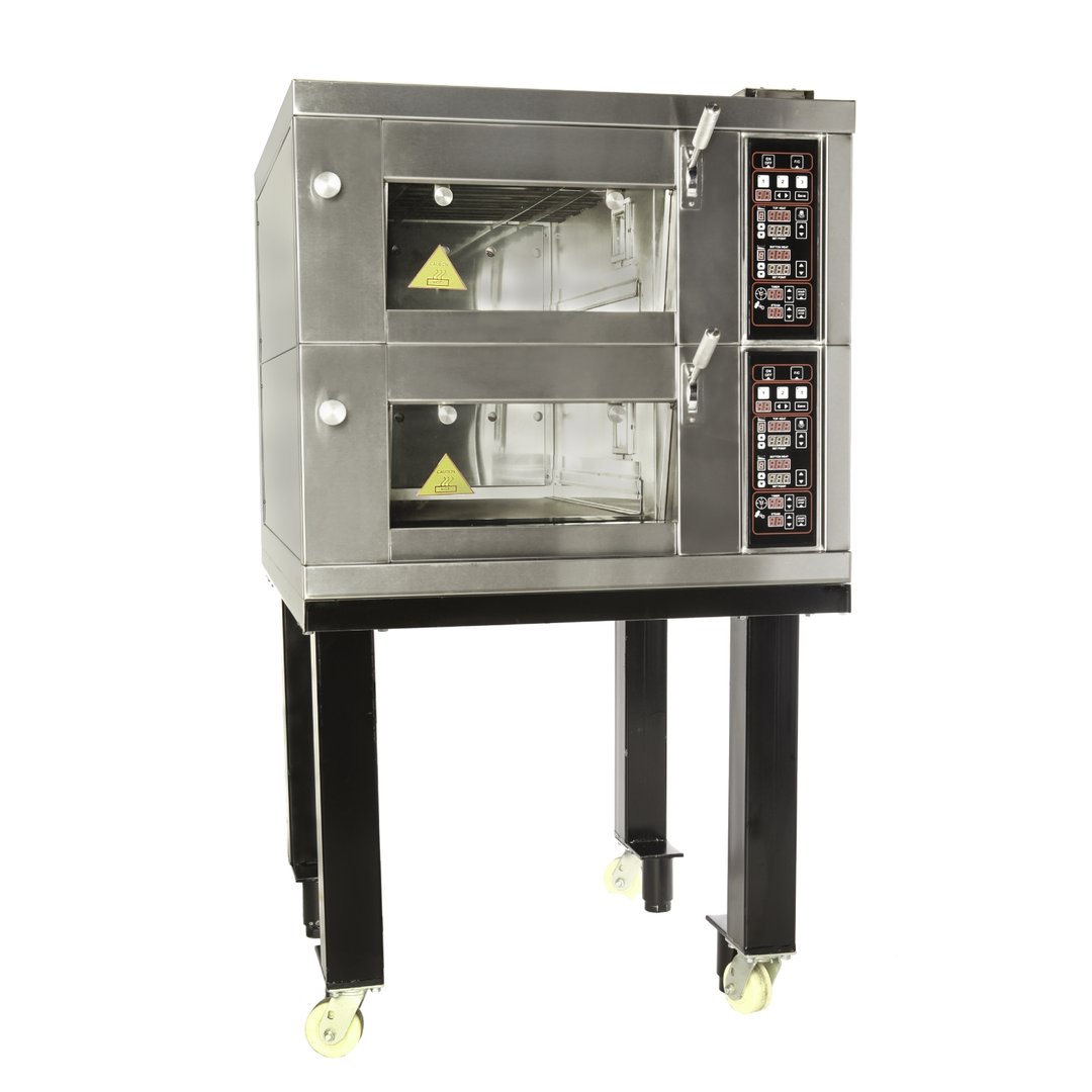LBC Bakery SE-913-B 36" Electric BakerSeries Triple-Deck Oven w/ Stone Hearth, Digital Display