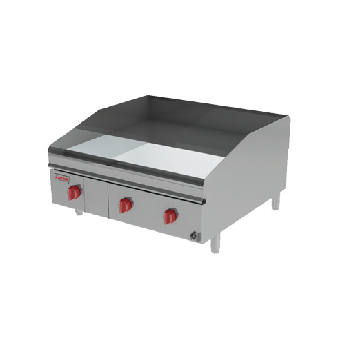 Lang 236ZSDC 36" Countertop Gas Griddle, Solid State Controls, 1" Chrome Plated, 105.000 BTU