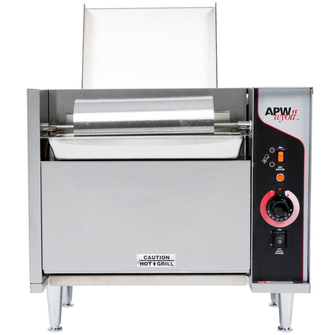 APW Wyott M-95-2 Countertop Bun Grill Conveyor Toaster,  865 Bun Halves/Hour
