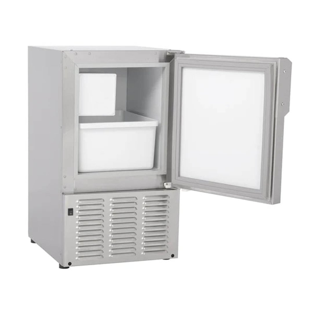 Maxx Ice MMAR25S 14" Air Cooled Crescent 25 lb Undercounter Ice Machine with 12 lb Bin, Stainless