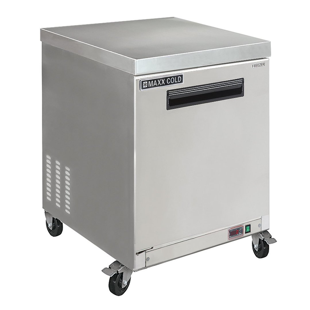 Maxx Cold MXCF27UHC 27" 1-Section Undercounter Freezer w/ 1 Door, 6.5 cu.ft.