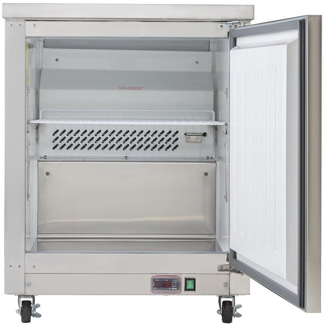 Maxx Cold MXCF27UHC 27" 1-Section Undercounter Freezer w/ 1 Door, 6.5 cu.ft.