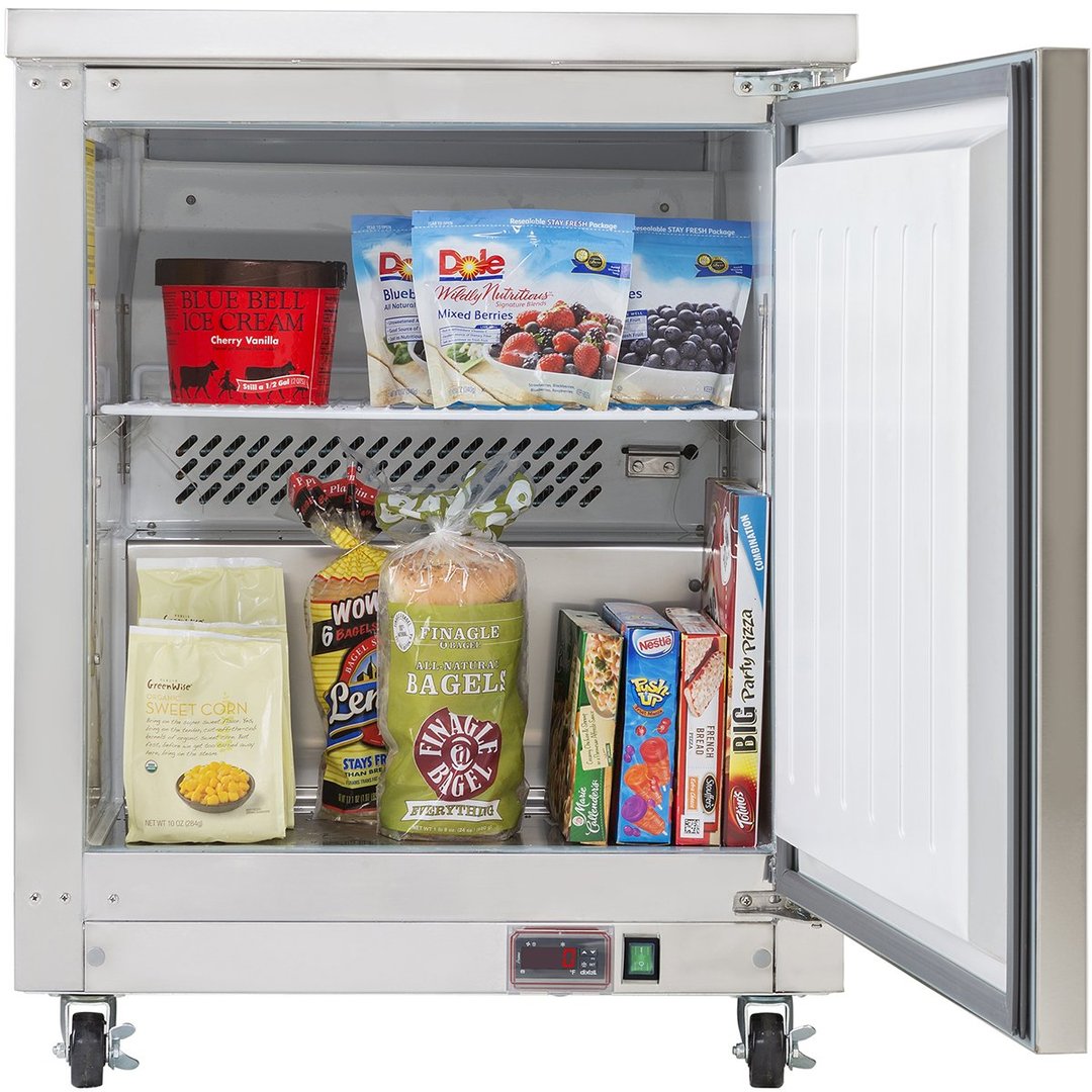 Maxx Cold MXCF27UHC 27" 1-Section Undercounter Freezer w/ 1 Door, 6.5 cu.ft.