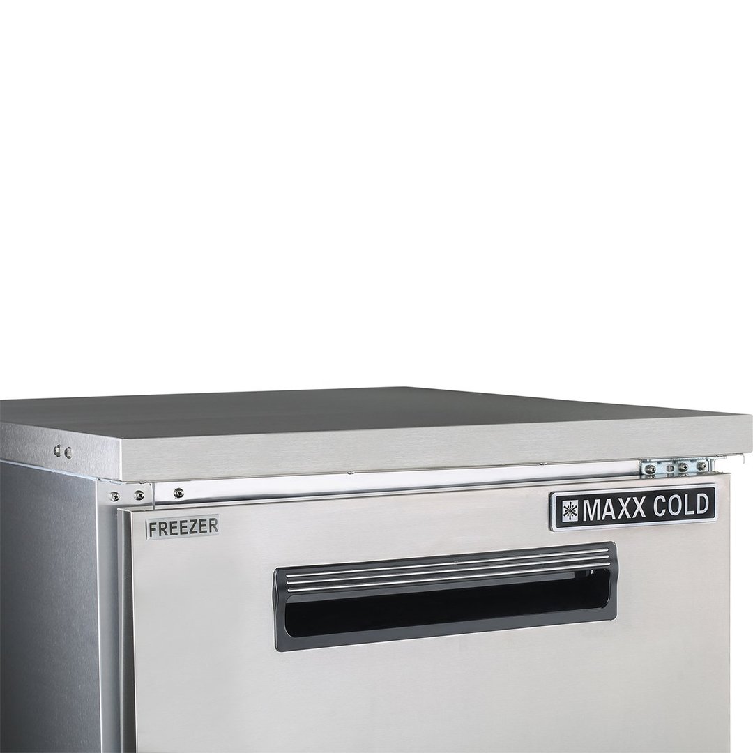 Maxx Cold MXCF27UHC 27" 1-Section Undercounter Freezer w/ 1 Door, 6.5 cu.ft.