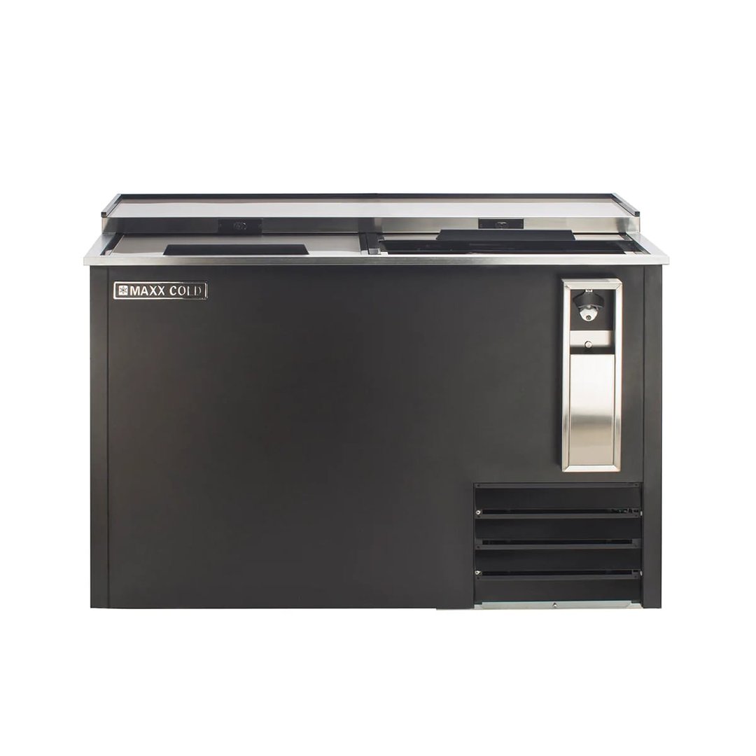 Maxx Cold MXCR50BHC 49" X-Series Bottle Cooler w/ 14.0 cu. ft., Side-Mounted Compressor