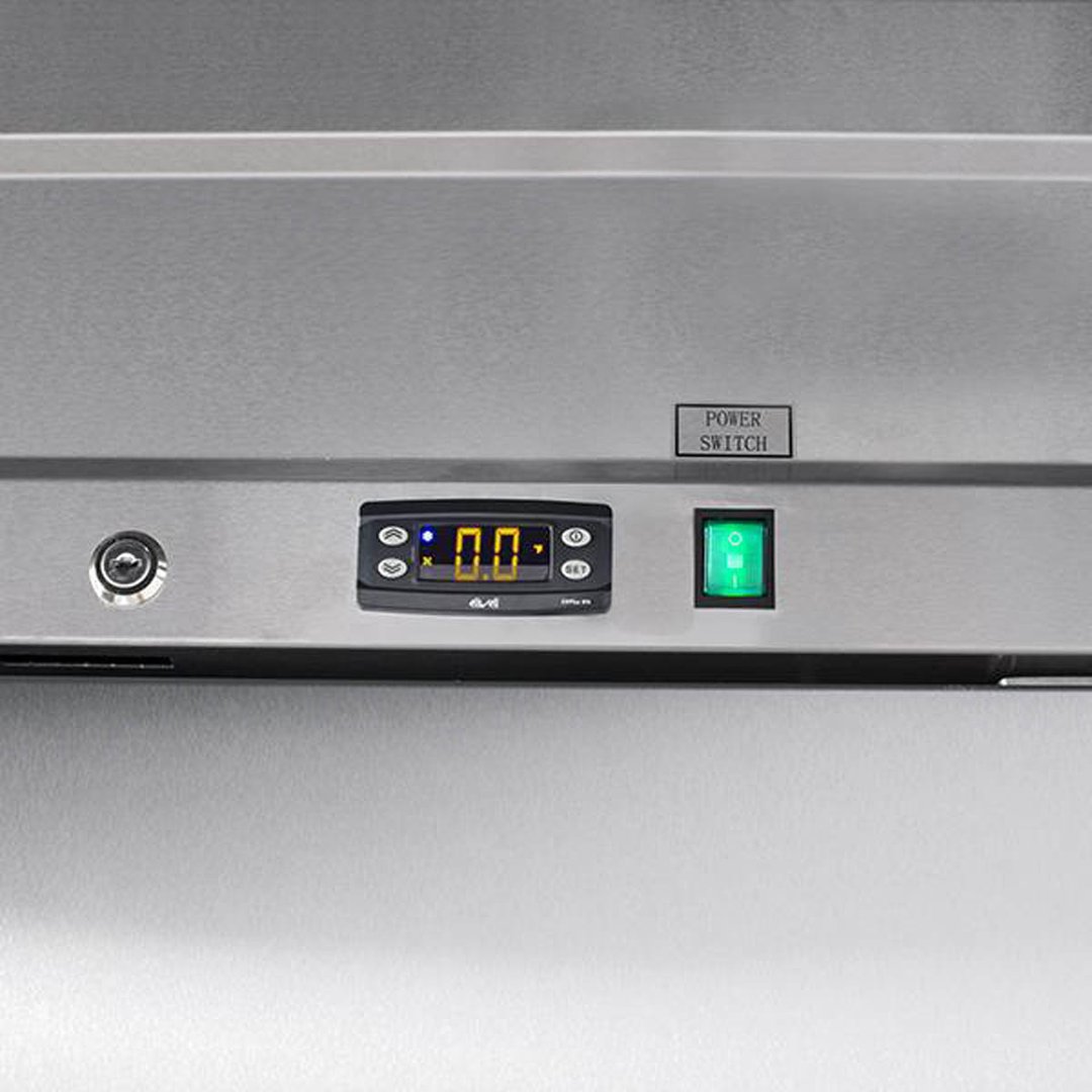 Maxx Cold MXSF-49FDHC 54" Two Section Reach-In Freezer w/ 2 Solid Doors, Bottom Mount, 43 cu. ft. 