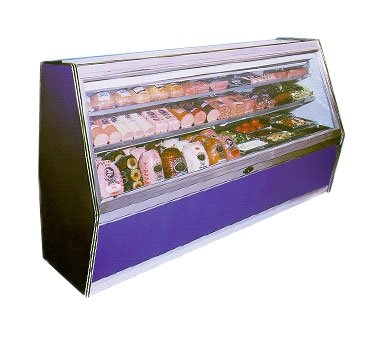 MarcRefrig MDL-12 142" Flat Refrigerated Deli Display Case