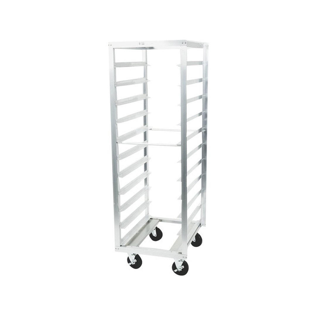 Metro RF23N 11 Pan Aluminum End Load Roll-In Refrigerator Pan Rack with 5" Slide Spacing