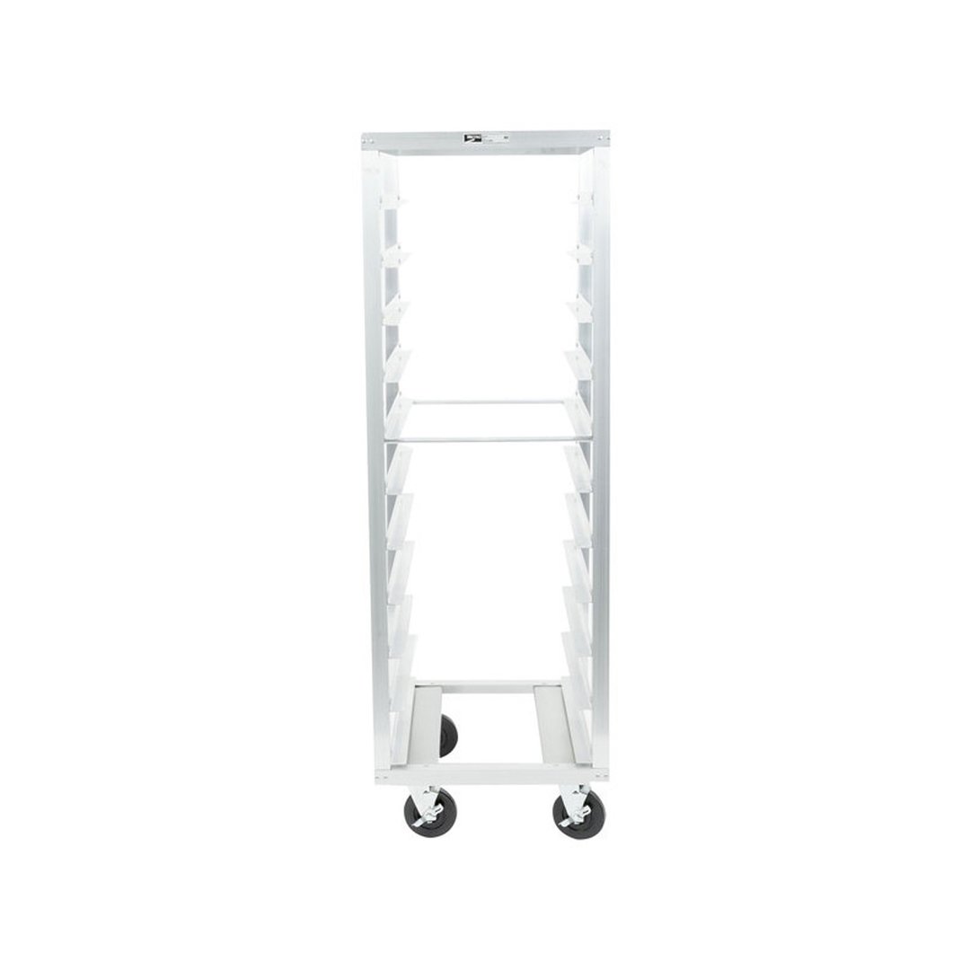 Metro RF23N 11 Pan Aluminum End Load Roll-In Refrigerator Pan Rack with 5" Slide Spacing