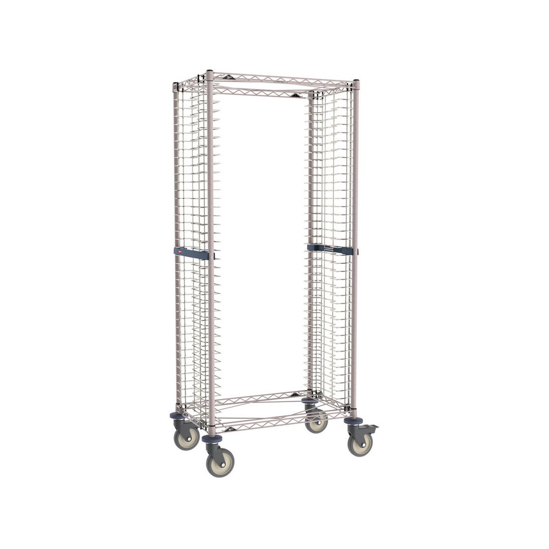 Metro RS1K4S 40 Pan Side Load Stainless Steel Metroseal Gray Wire Bun / Sheet Pan Rack 
