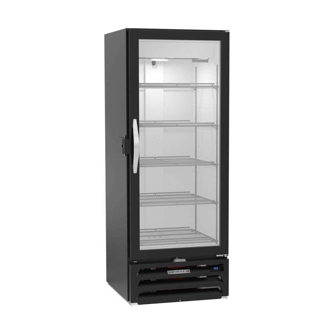 Beverage Air MMF12HC-1-B-IQ 25" 1 Glass Door Merchandiser Freezer in Black, 11.9 cu. ft.