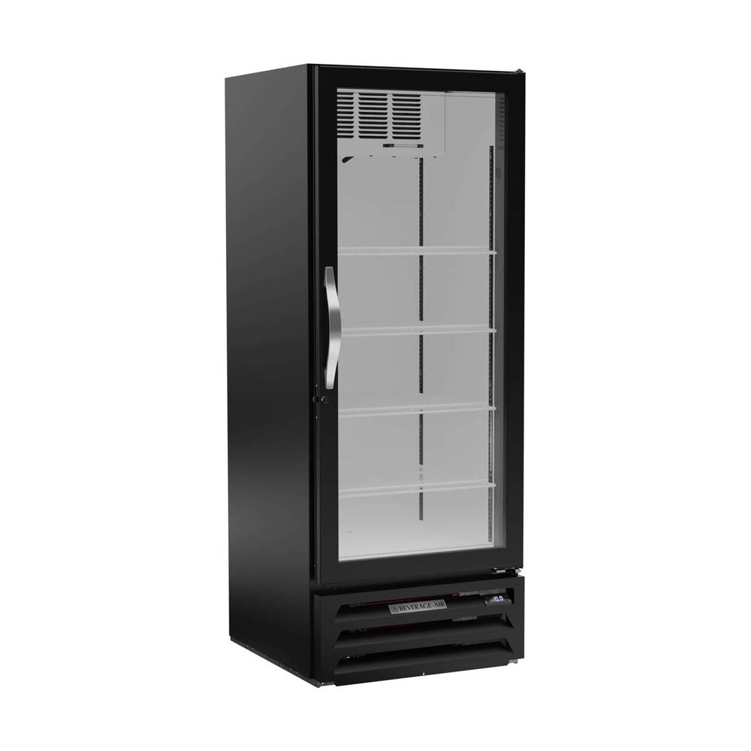 Beverage Air MMF12HC-1-B 24" 1 Glass Door Freezer Merchandiser in Black, 11.9 cu. ft.
