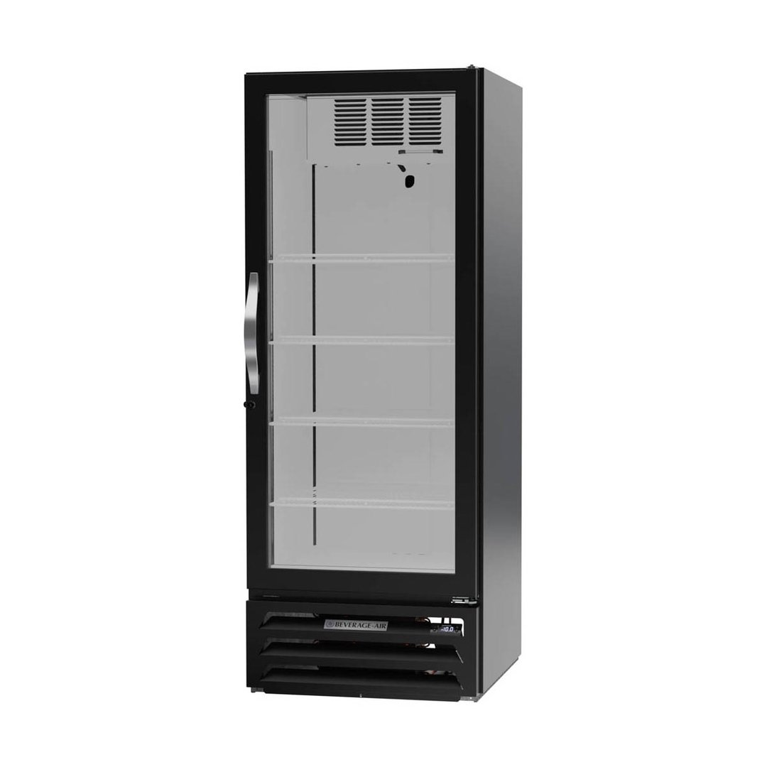 Beverage Air MMF12HC-1-B 24" 1 Glass Door Freezer Merchandiser in Black, 11.9 cu. ft.