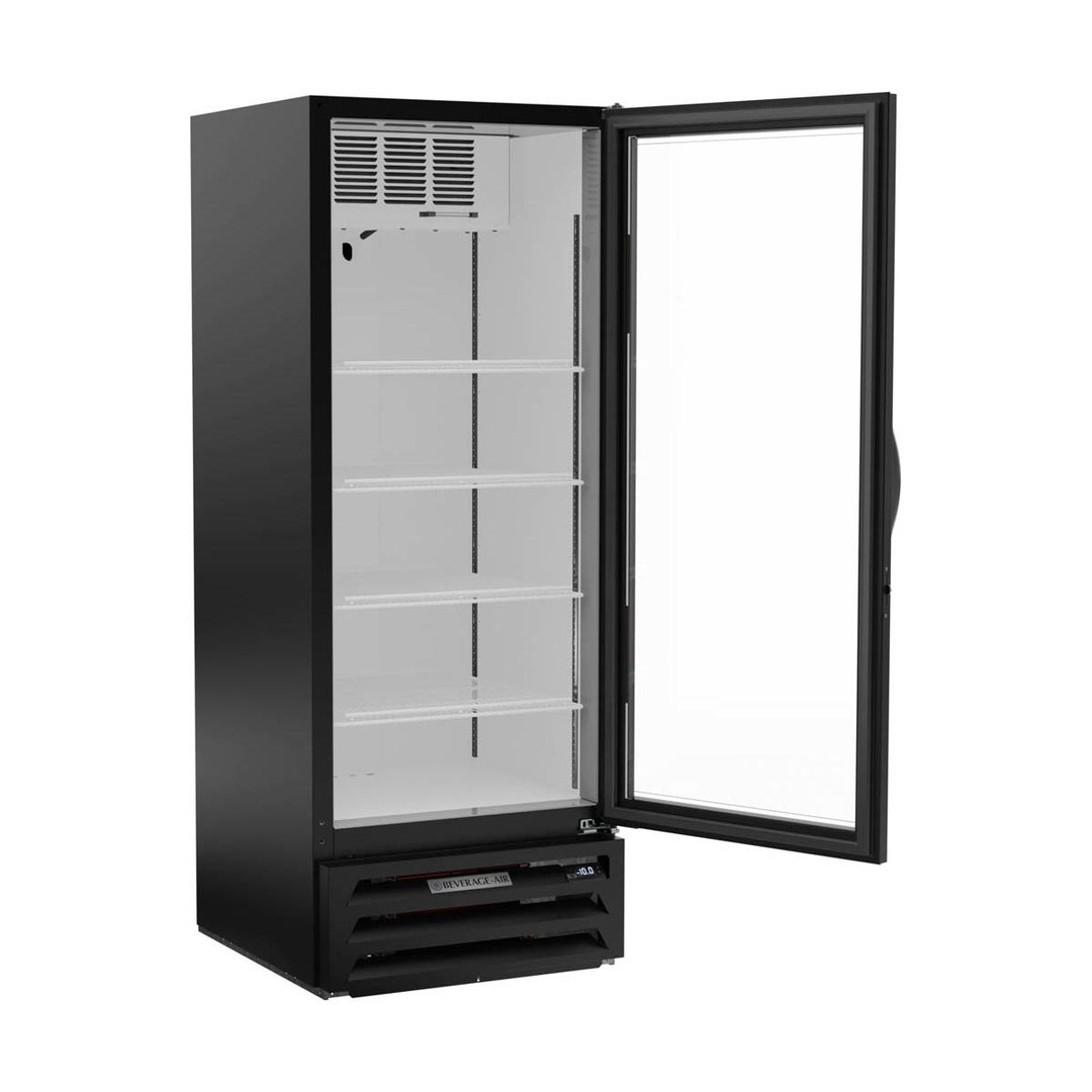 Beverage Air MMF12HC-1-B 24" 1 Glass Door Freezer Merchandiser in Black, 11.9 cu. ft.
