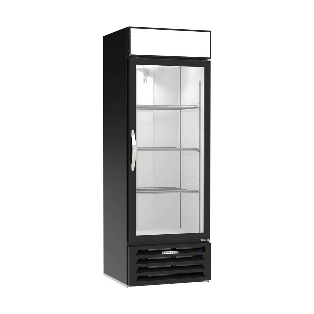 Beverage Air MMF19HC-1-B 27" 1 Glass Door Merchandiser Freezer in Black, 17.87 cu. ft.