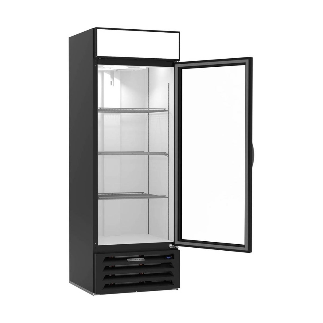 Beverage Air MMF19HC-1-B 27" 1 Glass Door Merchandiser Freezer in Black, 17.87 cu. ft.