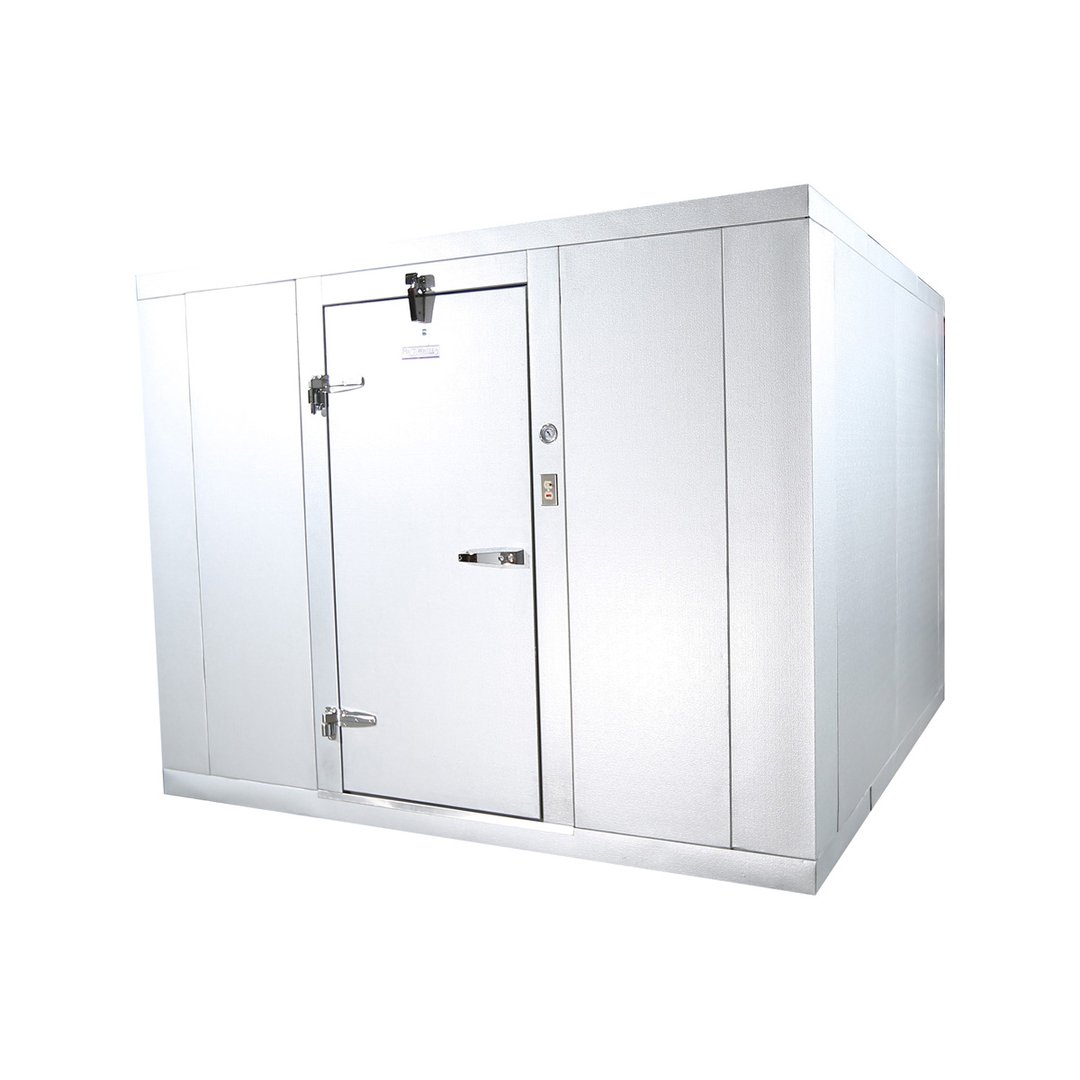 Mr.Winter MRW8X12CFRHHP 8' X 12' Indoor Walk-In Cooler with Floor, Self-Contained