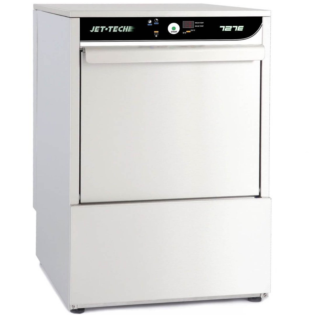 Jet-Tech 727-E 20" Door Type Undercounter Glasswasher, High Temp - 1080 Glass/Hr - 208V (3 Cycle)