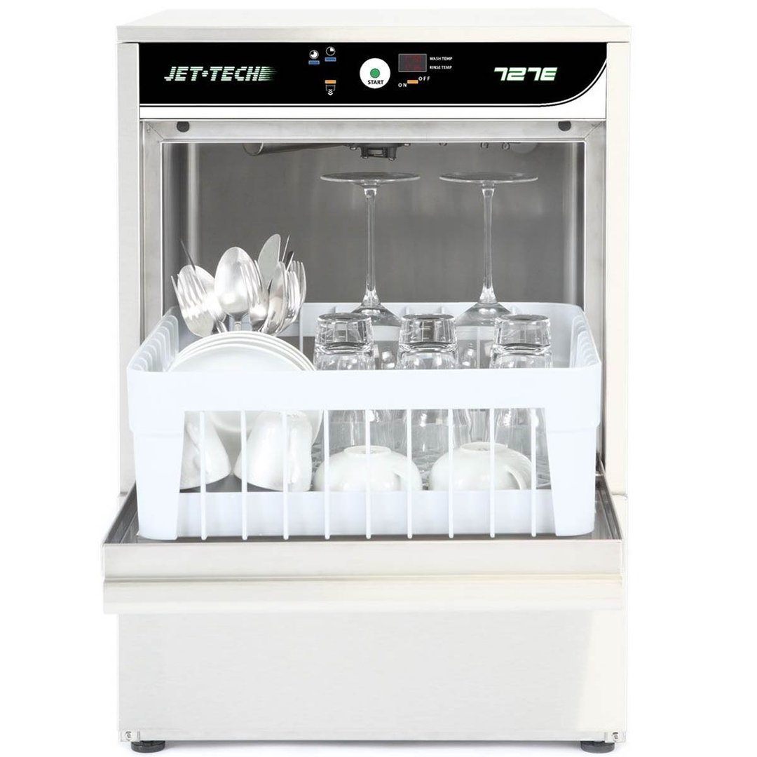 Jet-Tech 727-E 20" Door Type Undercounter Glasswasher, High Temp - 1080 Glass/Hr - 208V (3 Cycle)