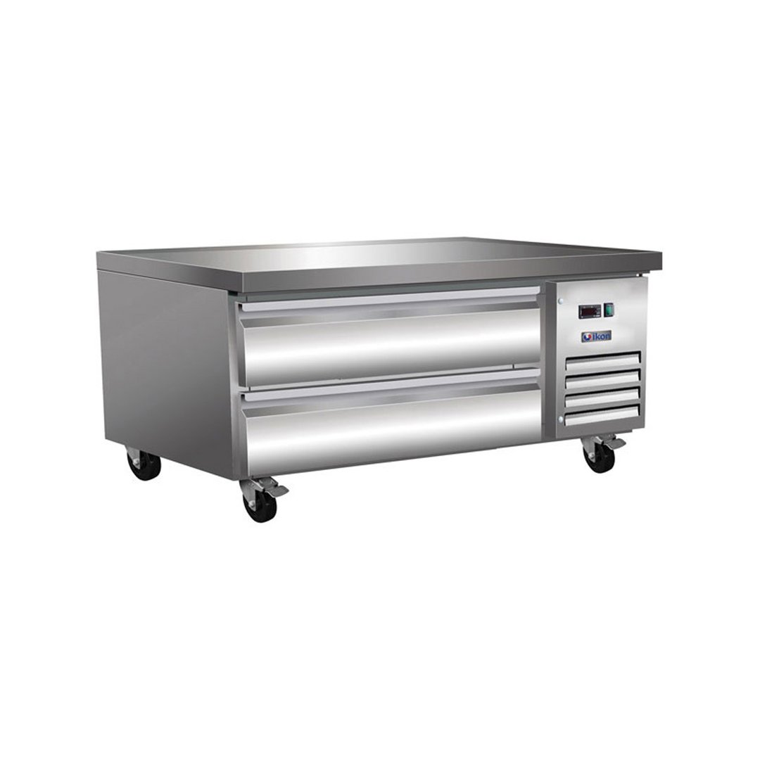 IKON ICBR-50 50" 2 Drawers Refrigerated Chef Base w/ Marine Edge, 5.9 cu. ft.