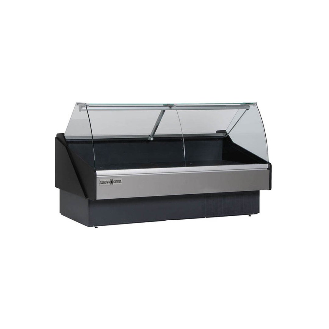 Hydra-Kool KFM-CG-100-R 101" Single Duty Curved Refrigerated Meat Display Case, Remote