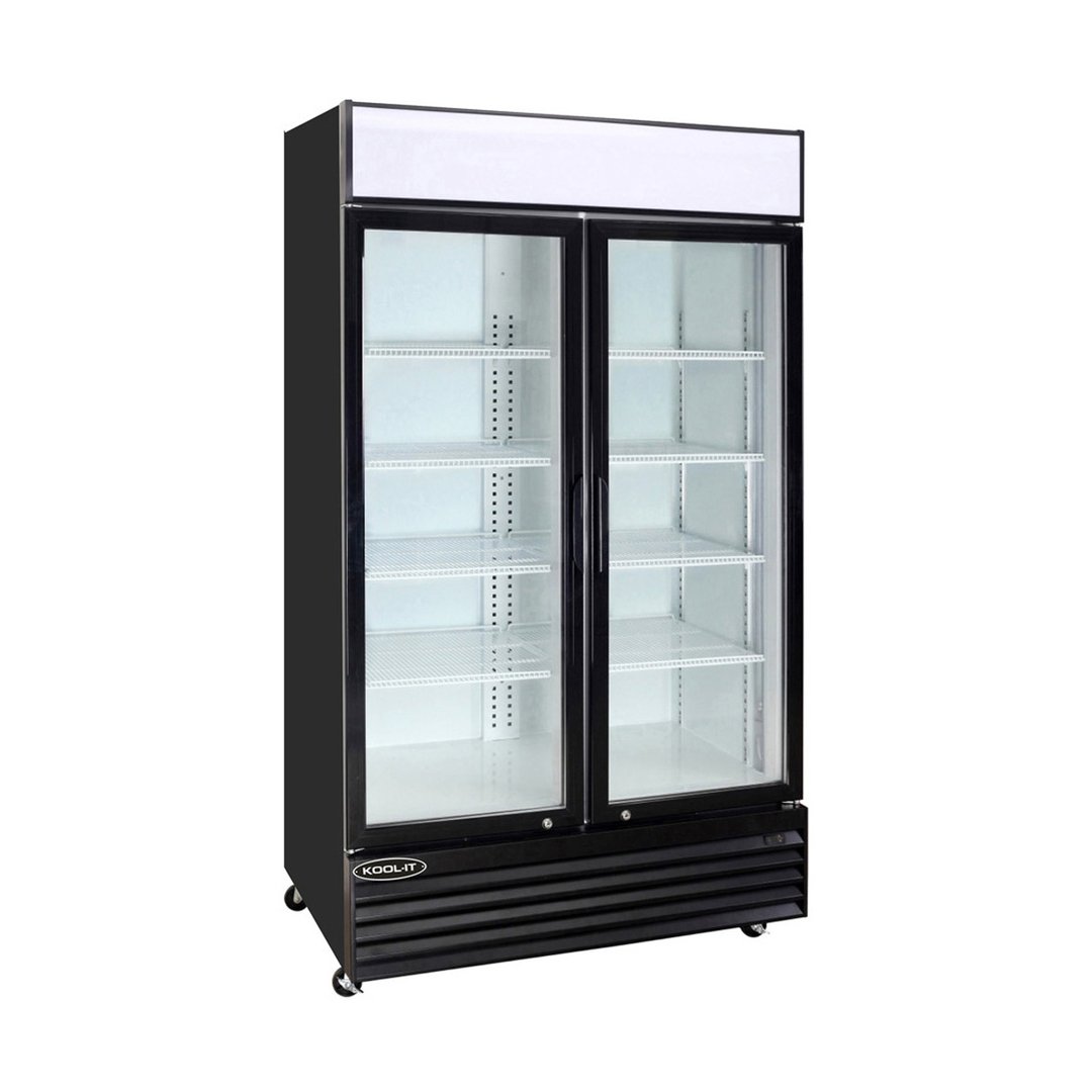 Kool-It KGM-50 52" 2-Section Merchandiser Refrigerator with Swing Glass Door, 43.8 cu. ft.