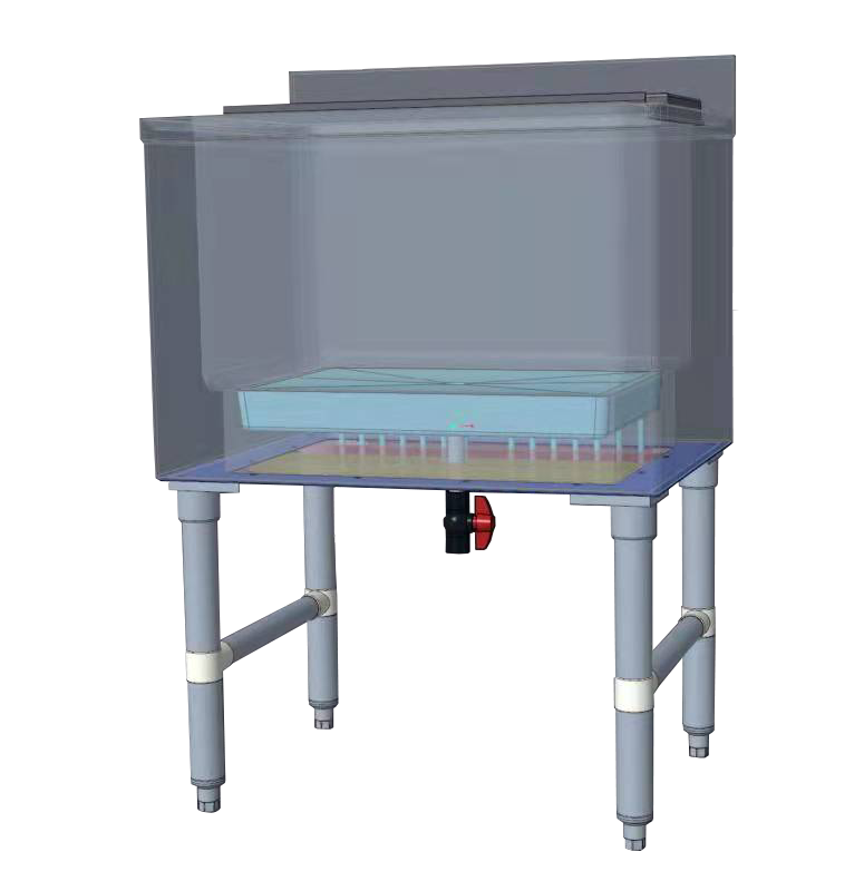 NBR Equipment IBC-3618C7 Stainless Steel Insulated Underbar Ice Bin w/ 7 Circuit Cold Plate