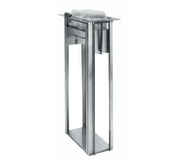 Delfield ND-67 Open Frame Drop-In Paper Napkin Dispenser for 6.87" x 7.12" Napkin