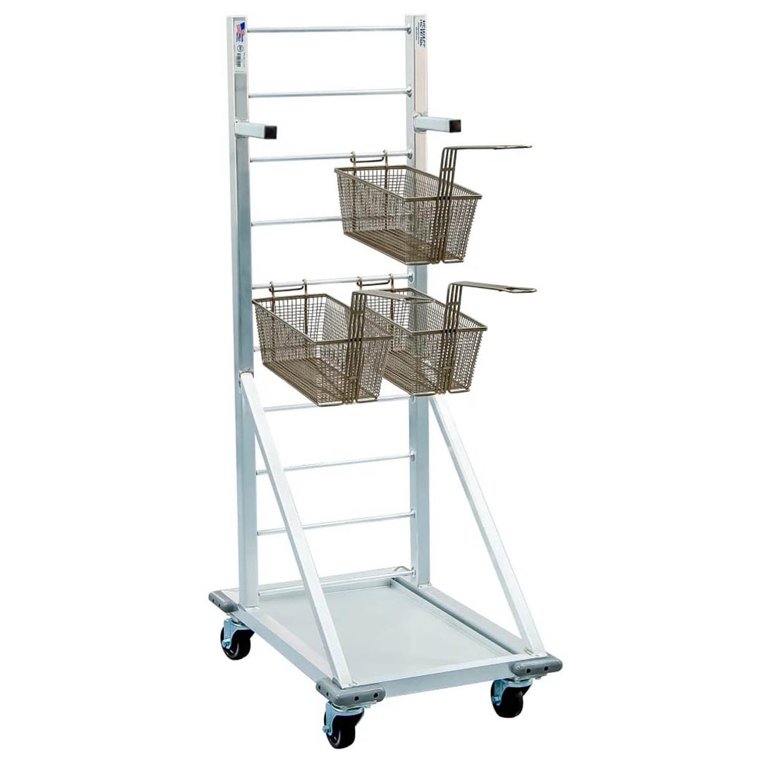 New Age 1210 Mobile Fryer Basket Rack