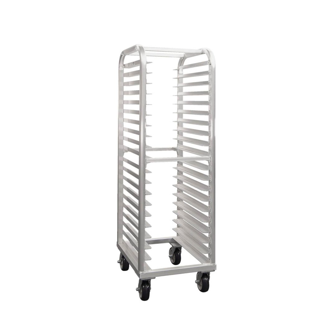 New Age 4331 Lifetime Series 20 Pan Mobile End Load Aluminum Bun / Sheet Pan Rack