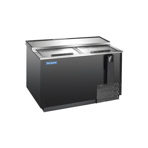 Norpole NPBC-50 50"W Black Bottle Cooler