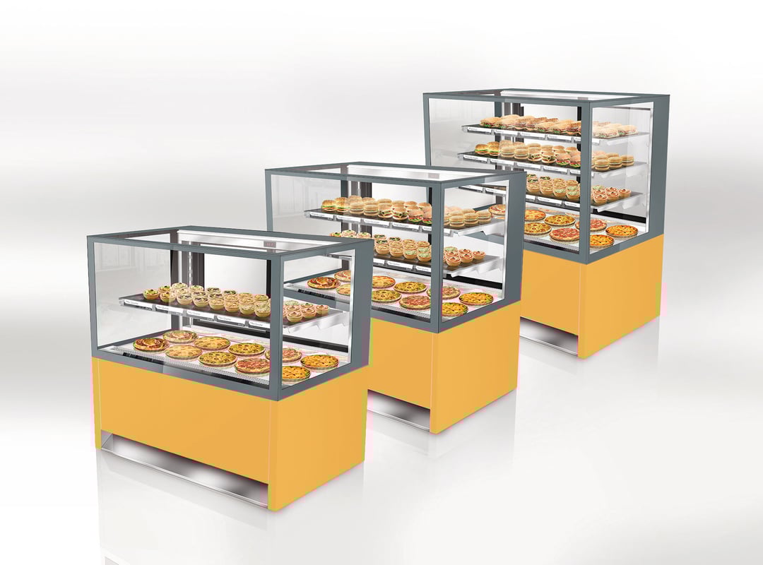Oscartek ITALIA 3 H900 Countertop Hot Food Display Case
