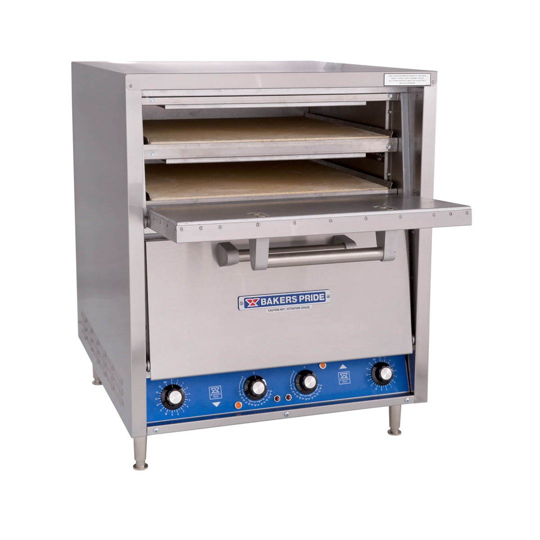 Bakers Pride P44S 26" Electric Countertop Pizza Bake Oven w/ 4 Decks, Thermostatic Controls