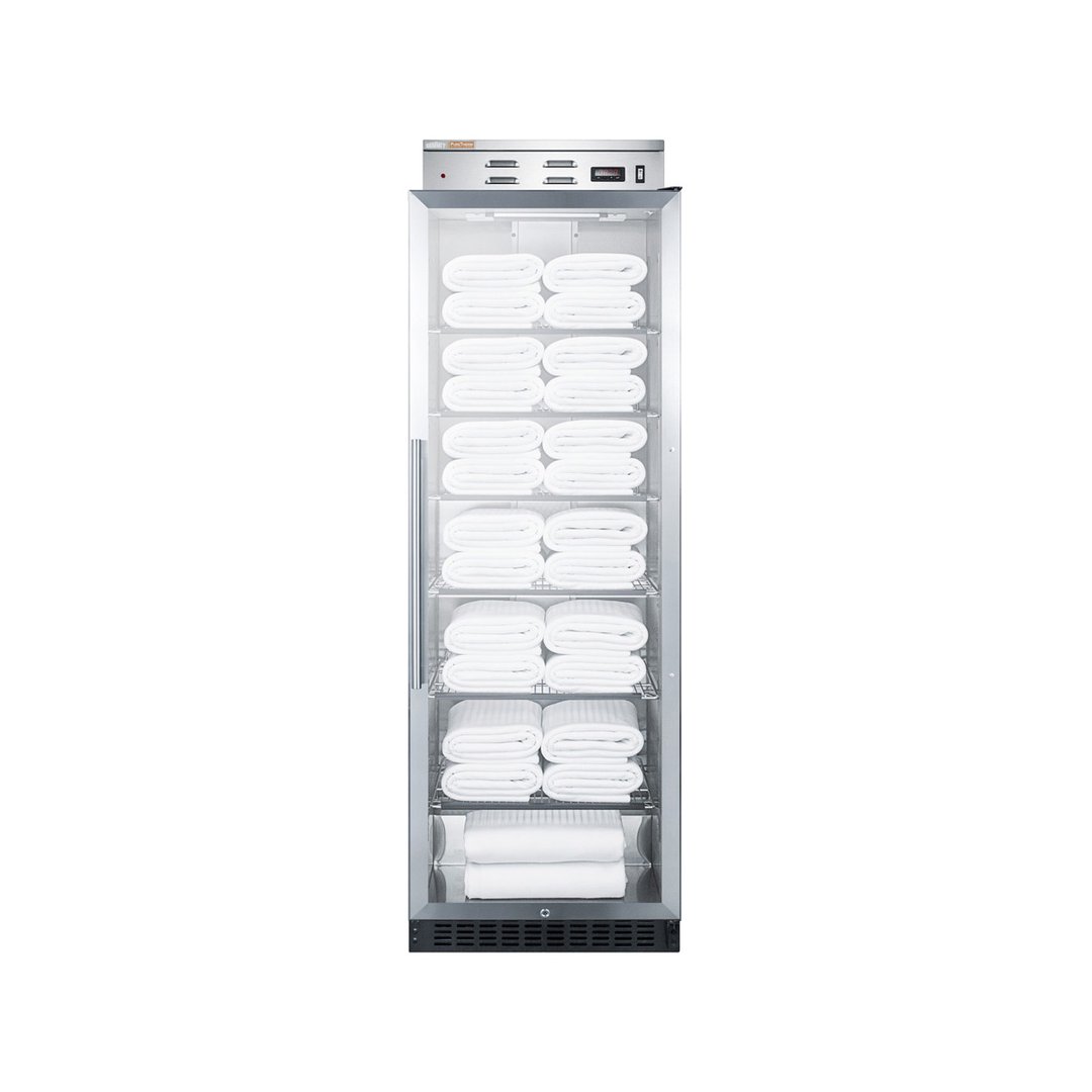 Summit PHC101G Glass Door Blanket Warmer, 12.6 cu. ft., 120° to 150°F