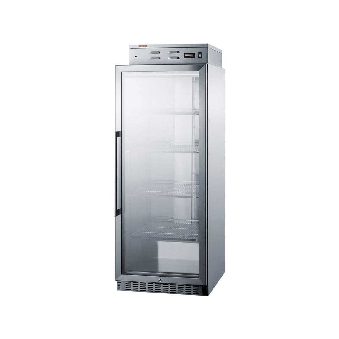 Summit PHC115G 24" Glass Door Blanket Warmer, 11 cu. ft., 120°F to 150°F