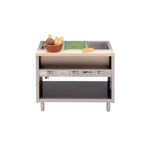 Piper Products DME-6-DS 86" Pipermatic Serving Counter, (6) Sealed Wells