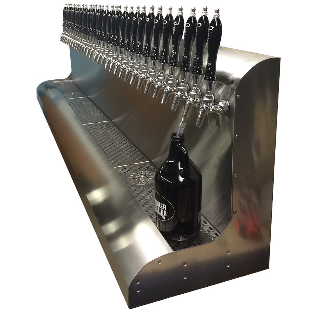 Perlick 3076-12 36" W Draft Beer Dispensing Tower, Wall Mount