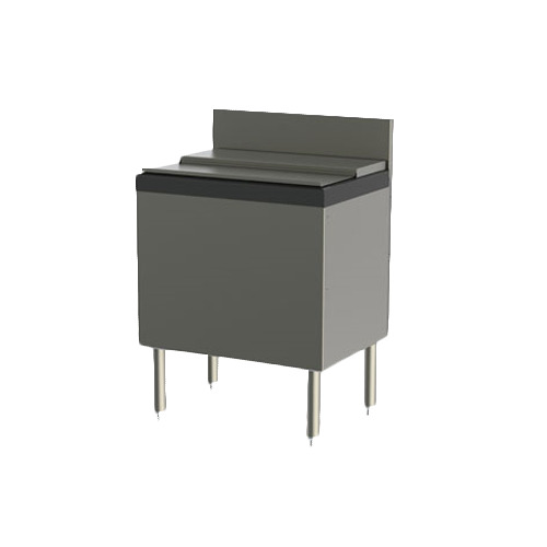 Perlick TS36IC-EC10 Underbar Ice Bin/Cocktail Unit with 115 lbs. Ice Capacity 10-Circuit Cold Plate