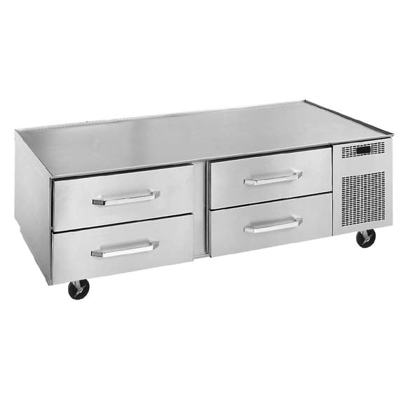 Randell LPRES1R1-48C4 48" 2 Drawers Refrigerated Chef Base w/ Marine Edge, Self-Contained