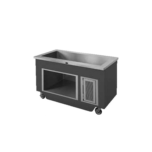 Randell RANFG IC-6 86" Ranserve FG Cold Food Table  w/ Enclosed Base, Ice-Cooled, (6) Pan