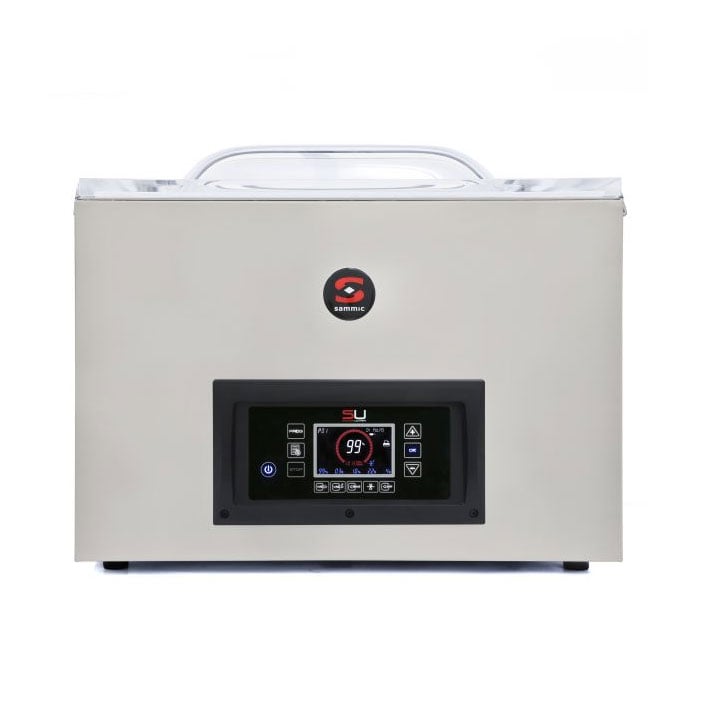 Sammic SU-520GP+ CC Countertop Chamber Vacuum Packaging Machine with Bluetooth Connectivity and Gas İnjection, 17" Double Seal Bar