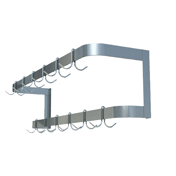 Sapphire Manufacturing SM-WR72 Wall-Mounted Pot Rack
