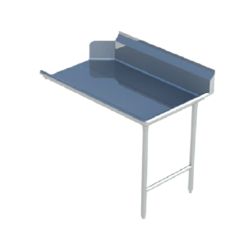 Sapphire Manufacturing SMCDT-24R 24" Clean Straight Dishtable w/ Right Table, 10.5" Backsplash